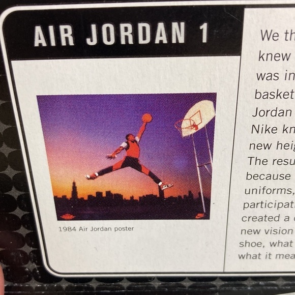 Nike AIR JORDAN Mini Tennis Shoe Bowen Designs 4282 Commemorative Collectible - Picture 6 of 16